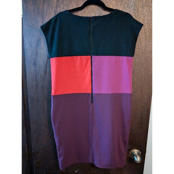 4/$12 Narciso Rodriguez Medium Color Block Knit Dress - Picture 3 of 6